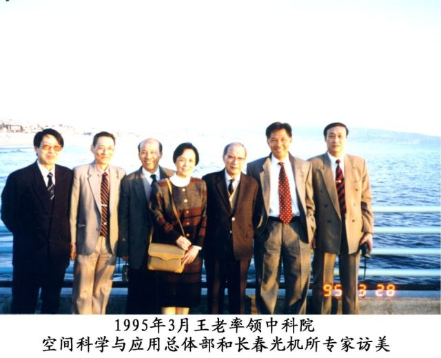 1995年3月，率总体部和长光所专家访美